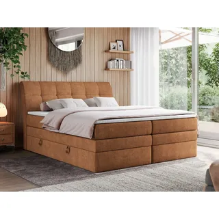 MKS Meble GOLD 10 KING 200 x 200 cm H3 Orange