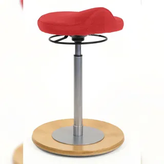 Mayer Sitzmöbel Sitzhocker »1101« 1 Stk. tlg. Pendelhocker mit ergonomisch geformtem Komfortsitz 1101, rot