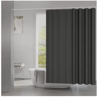 Woltu Duschvorhang 200 x 200 cm dunkelgrau