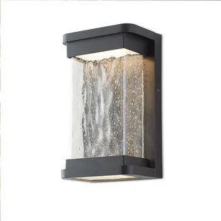 LED Außenwandleuchte Zoe IP44 Schwarz - Schwarz