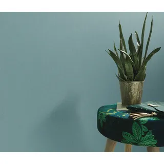 Vliestapete ERISMANN "PVC-freie Vliestapete ELIN", blau (türkis), B:0,53m H:0,09m L:10,05m, Vlies, Tapeten, Vliestapete, Phthalate frei