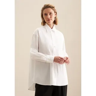 Seidensticker Longbluse Schwarze Rose Weiß