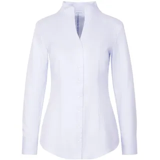 Damen Longbluse Oversized 1/1 Hemdblusenkragen 97% Baumwolle 3% Elastan