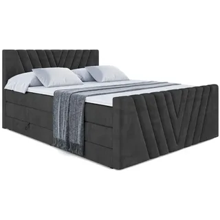 altdecor ERNINA-Z KING 200 x 200 cm H3/H4 Schwarz