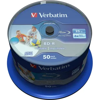 Verbatim BD-R 25GB 6x 50 Stück bedruckbar