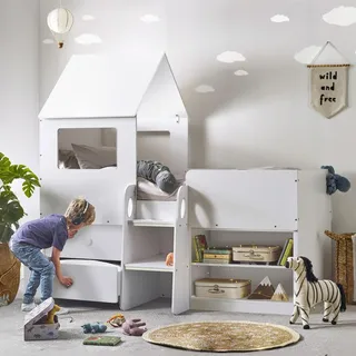 Julian Bowen Orpheus Halbhochbett - Ganz Weiß