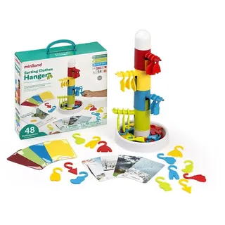 Miniland Sortiersatz Kleiderbügel Zum Sortieren Von Kleidung - Multicolor - One Size