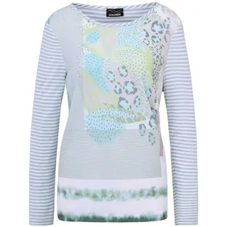 GOLDNER Blusenshirt mit Mustermix grün 22
