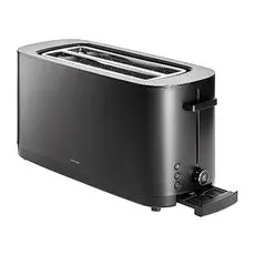 ZWILLING ENFINIGY® Toaster 4 Scheiben Edelstahl 2 Schlitze lang Schwarz  schwarz