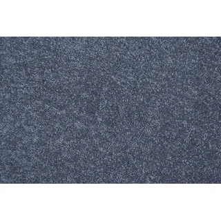 Andiamo Teppichboden »Portland, Velours, Made in Netherlands« rechteckig 11 mm Höhe Uni Farben, Breite 400 cm, Wohnzimmer, strapazierfähig, pflegeleicht, blau