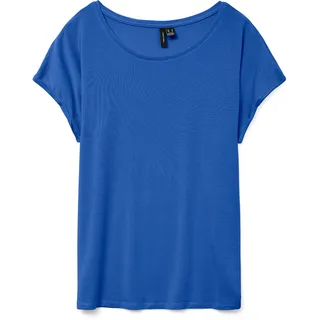 Vero Moda Vmava Plain Ss Top Dazzling Blue M