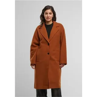 URBAN CLASSICS Oversized Long Mantel Fuchsbraun L