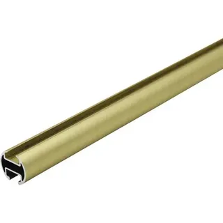 Vorhangstange mit Innenlauf II Rivoli messing-optik matt 200 cm Ø 20 mm