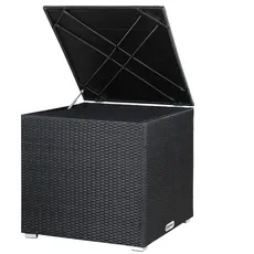 Polyrattan Auflagenbox Schwarz 318L