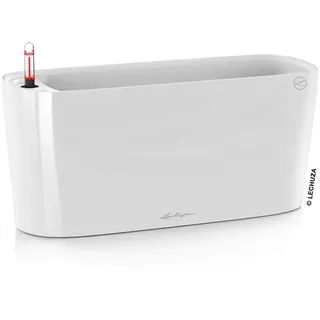 LECHUZA Delta 20 40 x 15 x 18 cm Weiß hochglanz