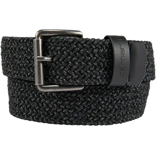 Carhartt Herren Gürtel, Rugged Flex Nylon Cord Geflochten (Schwarz), X-Large