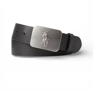 Polo Ralph Lauren für Herren. 405761965001 Ledergürtel 1 5/8 schwarz (34), Lässig