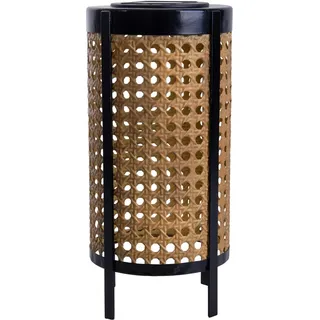 Näve LED-Solar-Tischleuchte Patti Natur Ø 12,3 cm x 26 cm