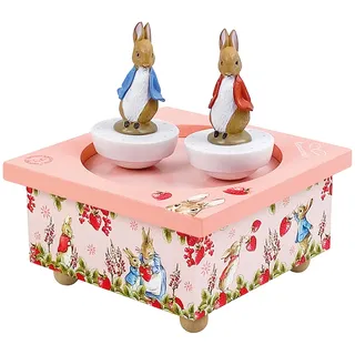Trousselier Spieluhr mit tanzenden Figuren für Kinder, Peter Hase, magnetisch,