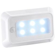 Bild von Nachtlicht Batterie: LED-Nachtlicht mit Bewegungs- & Dämmerungs-Sensor, Batteriebetrieb (Bewegungsmelder mit Batterie, LED Nachtlicht Batterie, Dämmerungssensor batteriebetrieben)