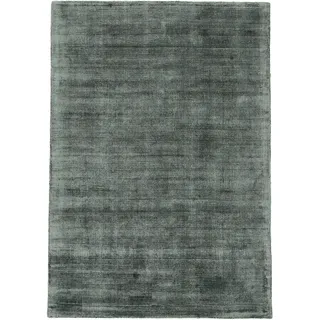 Teppich CARPETFINE "Ava Viskoseteppich", grün (dunkelgrün), B:200cm H:13mm L:290cm, Viskose, Teppiche, Teppich, Seidenoptik, leichter Glanz, auch als Läufer erhältlich