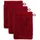Superwuschel Waschhandschuh 15 x 20 cm rot 3 St.