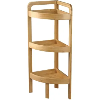MSV Bücherregal Angulo, Bambus, braun, 61 x 29 x 29 cm, 50 Stück