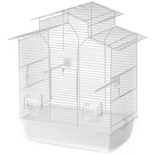 Duvo+ Vogelkäfig/Vogelhaus Iza 2 weiß,