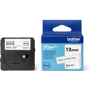Brother BTAG-231 - label tape - 1 cassette(s) - Roll (1.2 cm x 4 m)