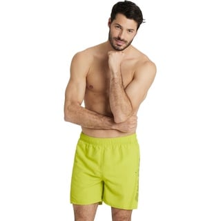 arena Fundamentals Logo Badeshorts Herren für Pool und Meer, Schwimmshorts aus Weichem und Schnelltrocknendem Material, Badehose mit Netz-Innenslip