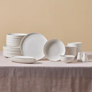Karaca Allure 41-Teiliges Geschirrset 12 personen New Generation Bone - Exquisites Set für anspruchsvolle Tischkultur
