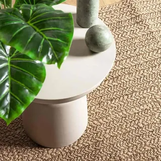 vidaXL Teppich 160x230 cm Jute-Optik Innen und Außen - Braun