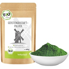 Gerstengrassaftpulver BIO 100 g - Rohkostqualität aus den USA - ohne Zusätze ideal zum Anthony William Smoothie | bioKontor