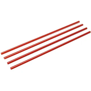 Mehrweg Trinkhalme rot/weiß gestreift