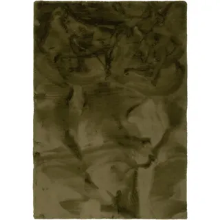 Pergamon Fellteppich 70 x 140 cm Schwarz