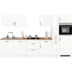 Bild MÖBEL Küchenzeile »Tinnum«, ohne E-Geräte, Breite 330 cm, weiß