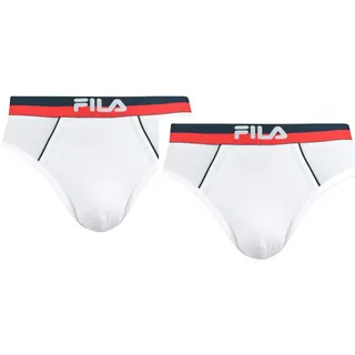 Fila Herren Slips 2-stück FU5019/2 Man Brief 300 S, 300 White, S, FU5019/2