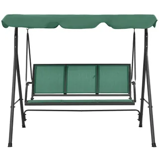 vidaXL Hollywoodschaukel Grün 170 cm 3-Sitzer