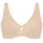 Damen Minimizer-BH mit Bügel ohne Polsterung Verstellbare Träger 85D Nude beige