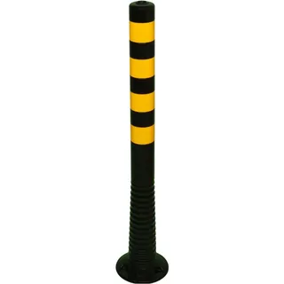 TEMKA Sperrpfosten TPU Ø 80 mm H.1000 mm schwarz/gelb
