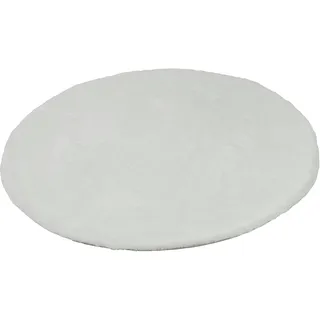 Schöner Wohnen SCHÖNER WOHNEN-Kollektion Fellteppich »Tender« Ø 120 cm Polyester Weiß