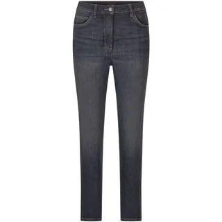 Regular-fit-Jeans GOLDNER "Baumwoll-Stretch Mom Jeans SARA", Damen, Gr. 44, N-Gr, schwarz, Obermaterial: 98% Baumwolle CO. 2% Elasthan EL., Basic, gerade, Jeans Regular-fit-Jeans, stretchbequeme Quälität