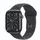 Watch Series 11 LTE 42mm Titaniumgehäuse grau Gummiarmband schwarz S/M