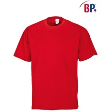 BP 1221-170-81-L Unisex-T-Shirt, 1/2 Ärmel, Rundhals, Länge 70 cm, 160,00 g/m2 Reine Baumwolle, rot ,L