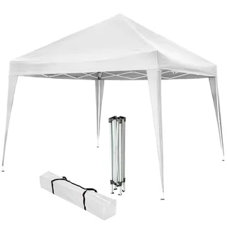 Tectake Faltpavillon Linosa 3 x 3 m Weiß