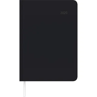 Zettler Buchkalender Tucson schwarz 2026+Registerschnitt 1T/1S