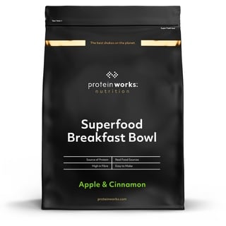 Protein Works Superfood Breakfast Bowl | Apple & Cinnamon | Proteinreich | 1.2kg