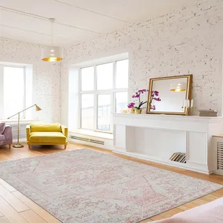 Conceptum Hypnose, Woopamuk193, Teppich (100 x 200), 70 % BAUMWOLLE / 30 % POLYESTER, Creme, 100 x 200 cm - Creme