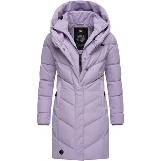 Steppmantel RAGWEAR "Steppmantel Natalka", Damen, Gr. XL, lila (lavender24), Obermaterial: 100% Polyester PES.  Obermaterial: Futter: 100% Polyester PES. 100% Polyester PES., Mäntel Steppmantel