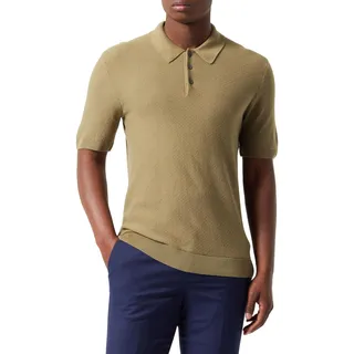JACK & JONES Herren Jprblusandri Knit Polo Sn Poloshirt, Aloe, S